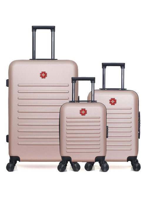 SWISS KOPPER - LOT DE 3 - Valises grand format, cabine et cabine XXS WIL - Kiabi