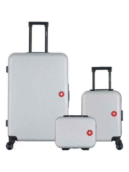 SWISS KOPPER - LOT DE 3 - Valises grand format, cabine XXS et vanity SPIEZ - Kiabi