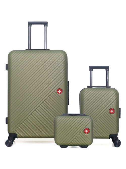 SWISS KOPPER - LOT DE 3 - Valises grand format, cabine XXS et vanity SPIEZ - Kiabi