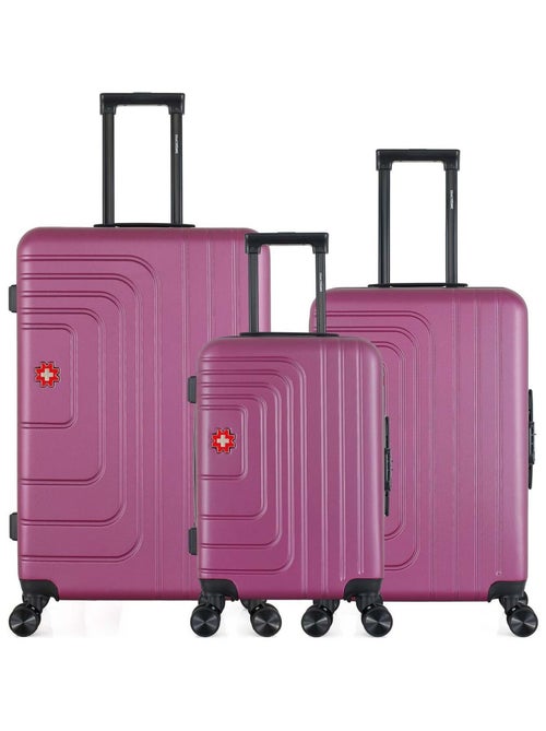 SWISS KOPPER - LOT DE 3 - Valises grand format, weekend et cabine RUTI - Kiabi