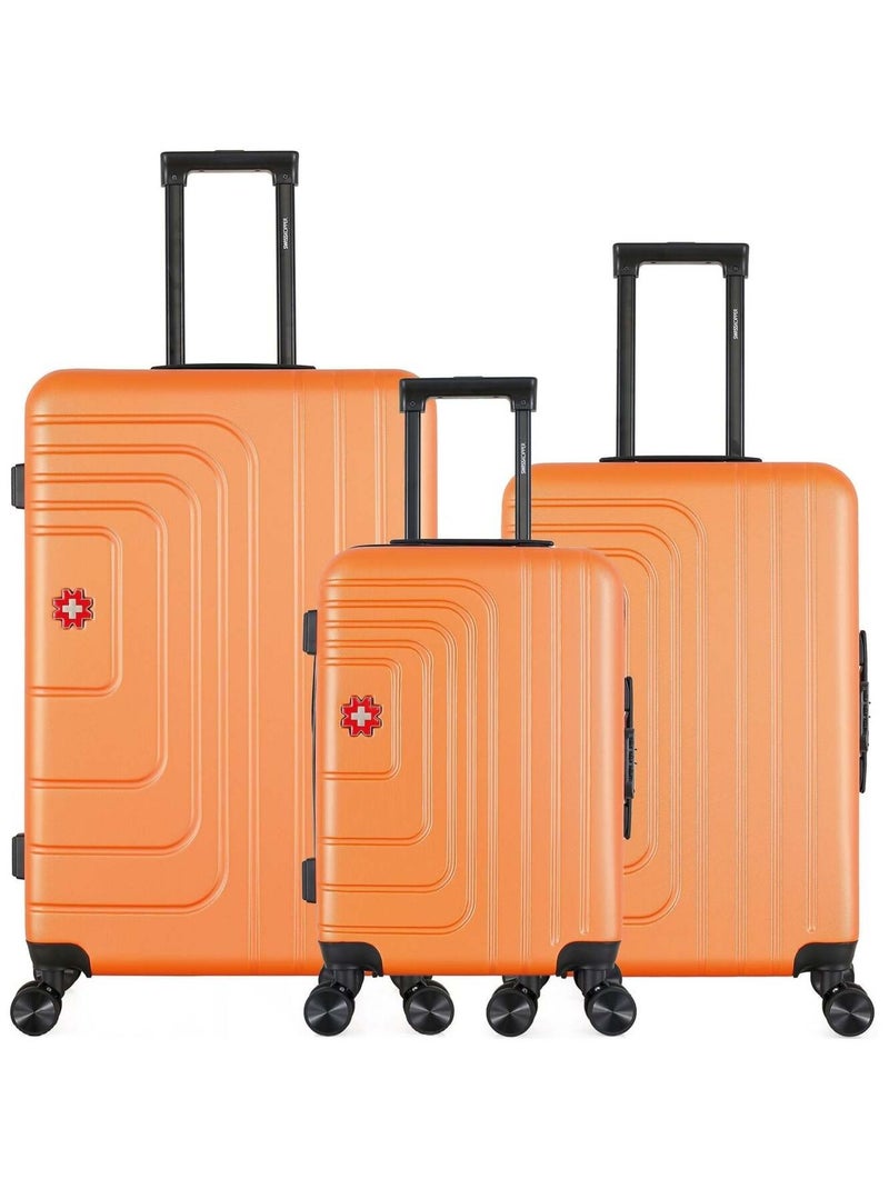 SWISS KOPPER - LOT DE 3 - Valises grand format, weekend et cabine RUTI Terracotta - Kiabi