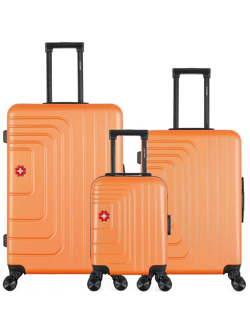 SWISS KOPPER - LOT DE 3 - Valises grand format, weekend et cabine XXS RUTI Terracotta - Kiabi