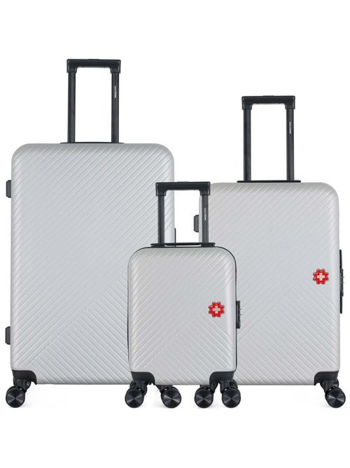 SWISS KOPPER - LOT DE 3 - Valises grand format, weekend et cabine XXS SPIEZ - Kiabi