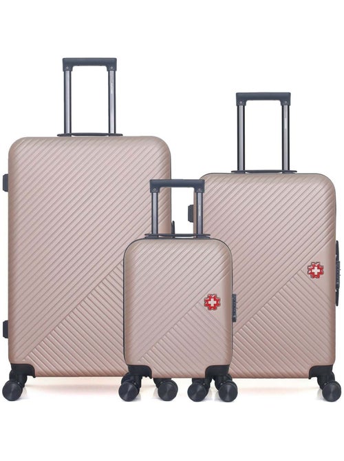 SWISS KOPPER - LOT DE 3 - Valises grand format, weekend et cabine XXS SPIEZ - Kiabi