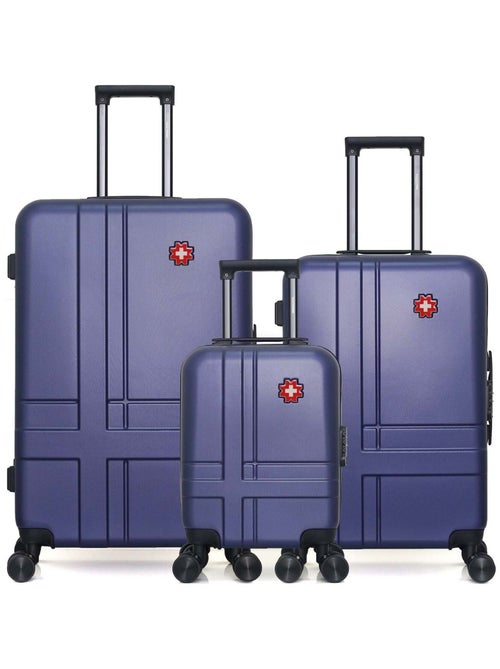 SWISS KOPPER - LOT DE 3 - Valises grand format, weekend et cabine XXS USTER - Kiabi