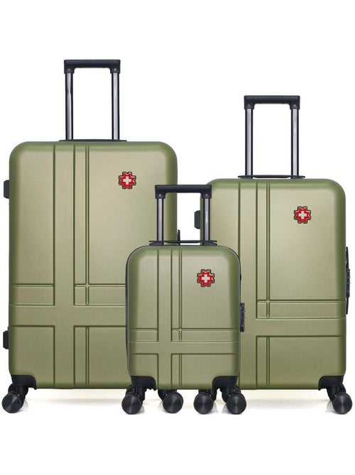 SWISS KOPPER - LOT DE 3 - Valises grand format, weekend et cabine XXS USTER - Kiabi