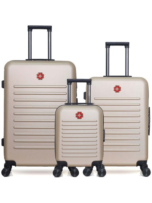 SWISS KOPPER - LOT DE 3 - Valises grand format, weekend et cabine XXS WIL - Kiabi