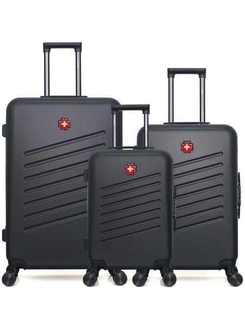SWISS KOPPER - LOT DE 3 - Valises grand format, weekend et cabine ZURICH - Kiabi