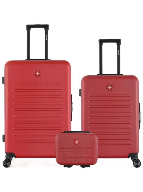 SWISS KOPPER - LOT DE 3 - Valises grand format, weekend et vanity WIL - Kiabi
