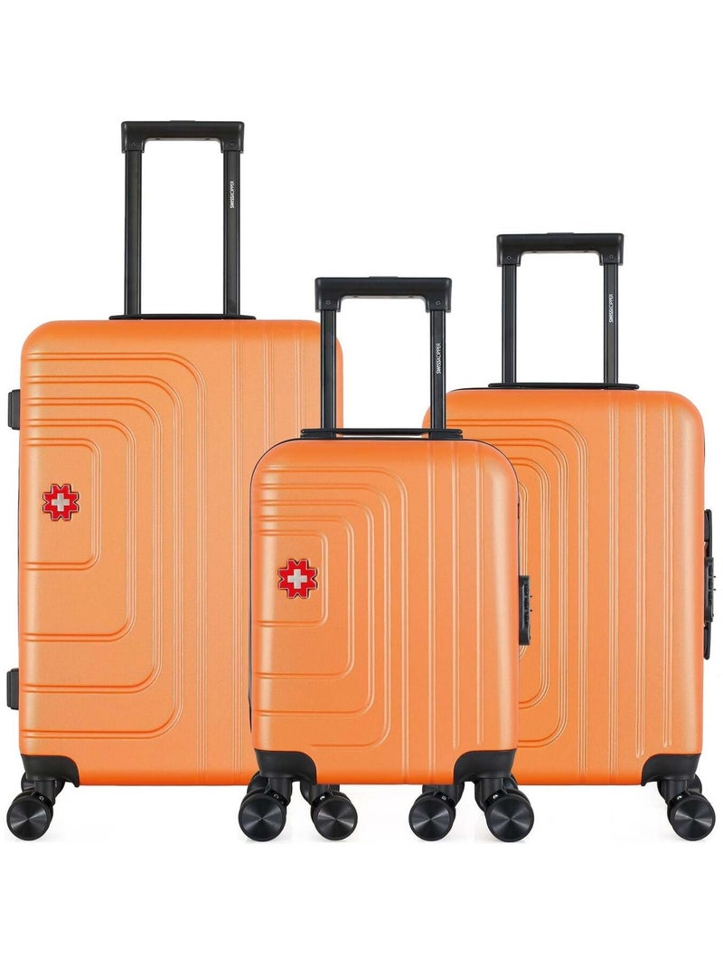 SWISS KOPPER - Lot de 3 - Valises weekend, cabine et cabine XXS RUTI Terracotta - Kiabi
