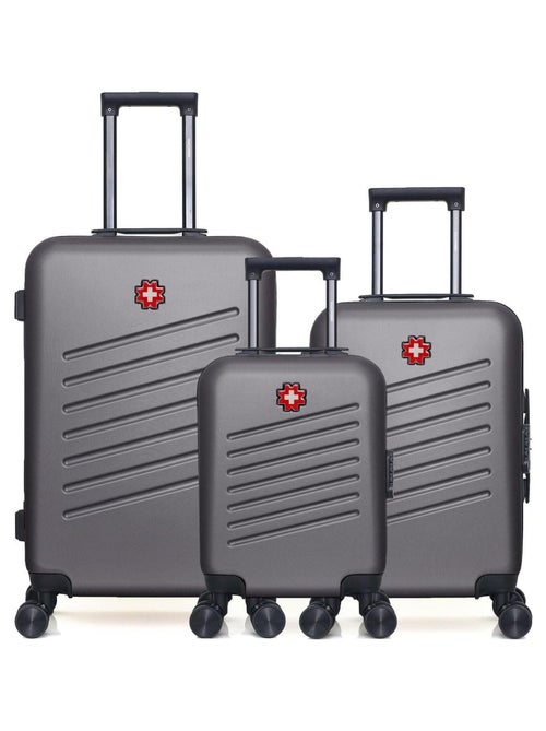 SWISS KOPPER - Lot de 3 - Valises weekend, cabine et cabine XXS ZURICH - Kiabi