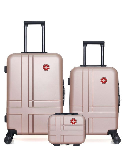 SWISS KOPPER - LOT DE 3 - Valises weekend, cabine et vanity USTER - Kiabi