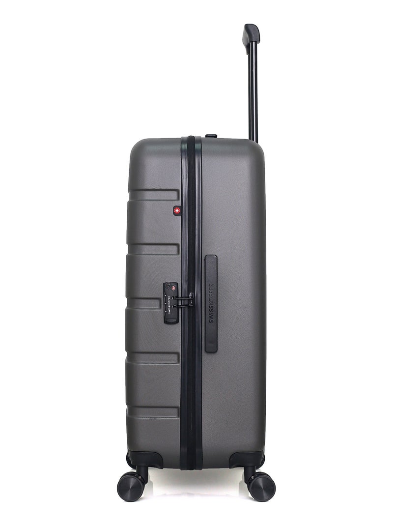 SWISS KOPPER - LOT DE 4 - Valise Grand Format, Valise Week-end, Valise Cabine et Valise Cabine XXS A Gris foncé - Kiabi