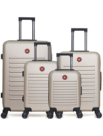 SWISS KOPPER - LOT DE 4 - Valise Grand Format, Valise Week-end, Valise Cabine et Valise Cabine XXS W