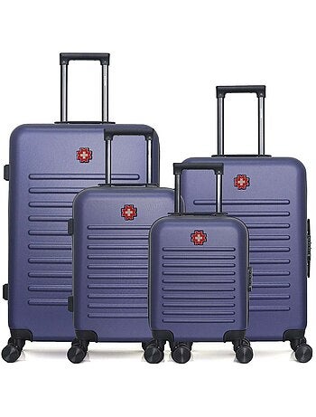 SWISS KOPPER - LOT DE 4 - Valise Grand Format, Valise Week-end, Valise Cabine et Valise Cabine XXS W