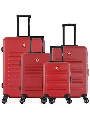 SWISS KOPPER - LOT DE 4 - Valise Grand Format, Valise Week-end, Valise Cabine et Valise Cabine XXS W