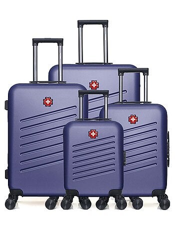 SWISS KOPPER - LOT DE 4 - Valise Grand Format, Valise Week-end, Valise Cabine et Valise Cabine XXS Z