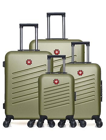 SWISS KOPPER - LOT DE 4 - Valise Grand Format, Valise Week-end, Valise Cabine et Valise Cabine XXS Z