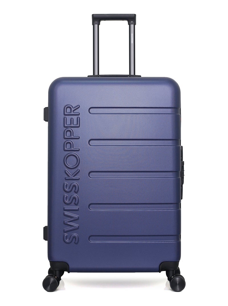 SWISS KOPPER  -  Lot de 4  -  Valise grand format, valise weekend, valise cabine, valise cabine XXS Bleu marine - Kiabi