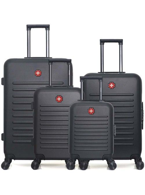 SWISS KOPPER  -  Lot de 4  -  Valise grand format, valise weekend, valise cabine, valise cabine XXS - Kiabi