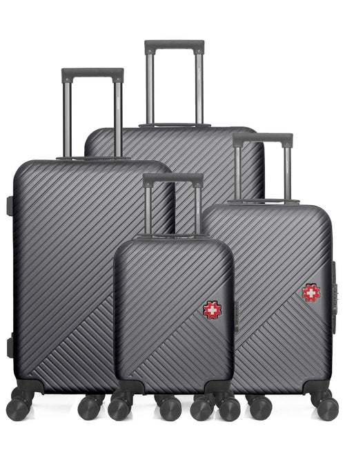 SWISS KOPPER  -  Lot de 4  -  Valise grand format, valise weekend, valise cabine, valise cabine XXS - Kiabi