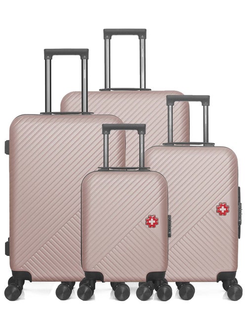 SWISS KOPPER  -  Lot de 4  -  Valise grand format, valise weekend, valise cabine, valise cabine XXS - Kiabi