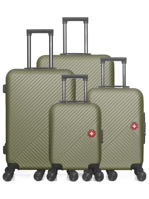 SWISS KOPPER  -  Lot de 4  -  Valise grand format, valise weekend, valise cabine, valise cabine XXS - Kiabi