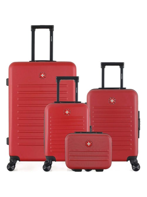 SWISS KOPPER - LOT DE 4 - Valises grand format, cabine, cabine XXS et vanity WIL - Kiabi