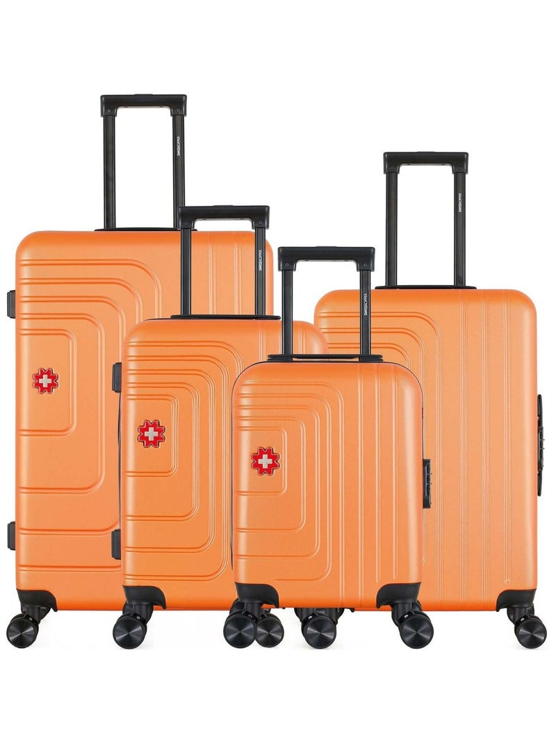 SWISS KOPPER - Lot de 4 - Valises grand format, weekend, cabine, cabine XXS RUTI Terracotta - Kiabi