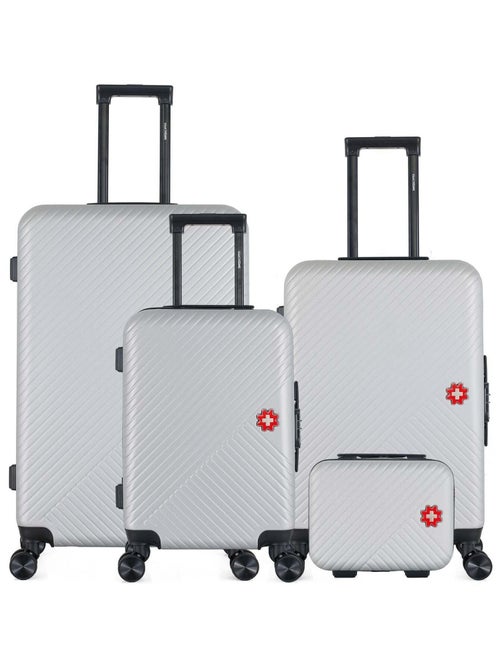 SWISS KOPPER - LOT DE 4 - Valises grand format, weekend, cabine et vanity SPIEZ - Kiabi