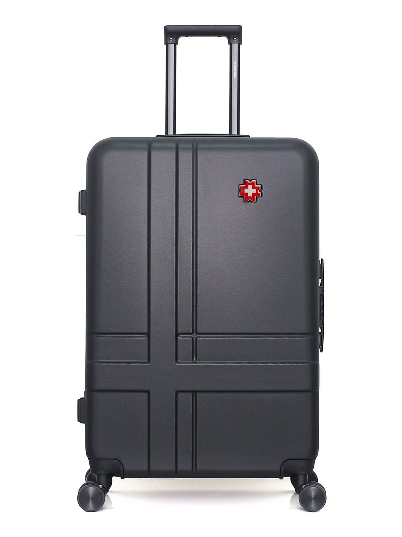 SWISS KOPPER - LOT DE 4 - Valises grand format, weekend, cabine et vanity USTER Noir - Kiabi