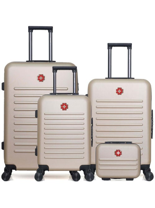 SWISS KOPPER - LOT DE 4 - Valises grand format, weekend, cabine et vanity WIL - Kiabi