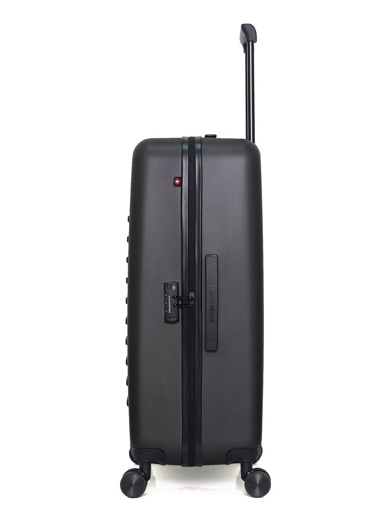 SWISS KOPPER - LOT DE 4 - Valises grand format, weekend, cabine et vanity WIL Noir - Kiabi