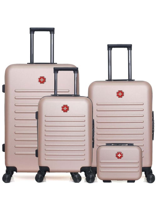 SWISS KOPPER - LOT DE 4 - Valises grand format, weekend, cabine et vanity WIL - Kiabi