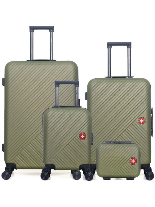 SWISS KOPPER - LOT DE 4 - Valises grand format, weekend, cabine XXS et vanity SPIEZ - Kiabi