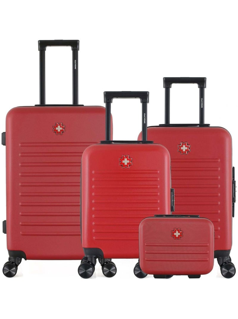 SWISS KOPPER - Lot de 4 - Valises weekend, cabine, cabine XXS et vanity WIL Bordeaux - Kiabi