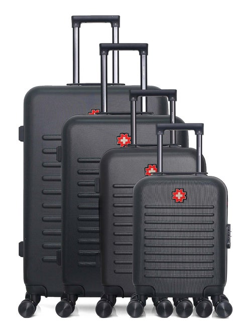 SWISS KOPPER - Set de 4 Valises WIL-M 75 cm 4 Roues - Kiabi