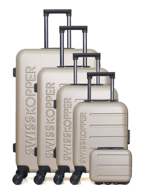 SWISS KOPPER - Set de 5 Valises AIGLE-U 75 cm 4 Roues - Kiabi