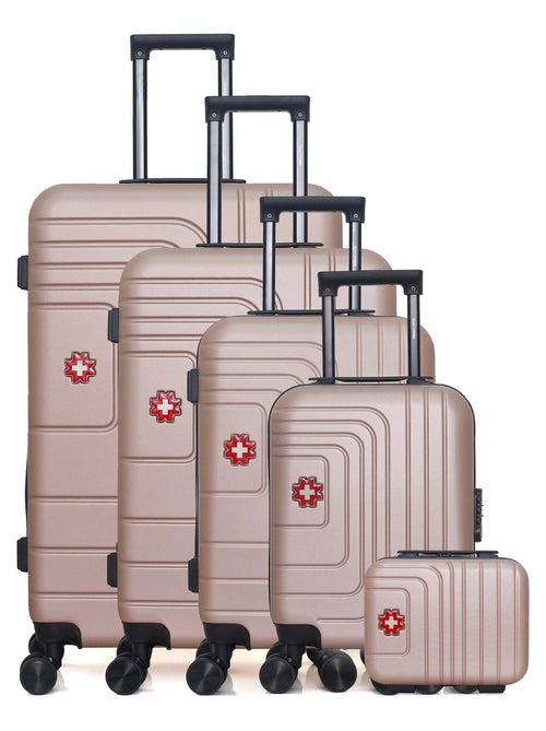SWISS KOPPER - Set de 5 Valises RUTI-U 75 cm 4 Roues - Kiabi