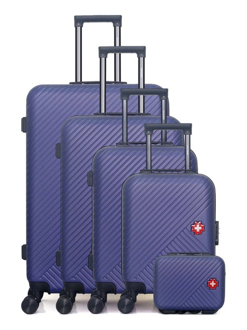 SWISS KOPPER - Set de 5 Valises SPIEZ-U 75 cm 4 Roues - Kiabi