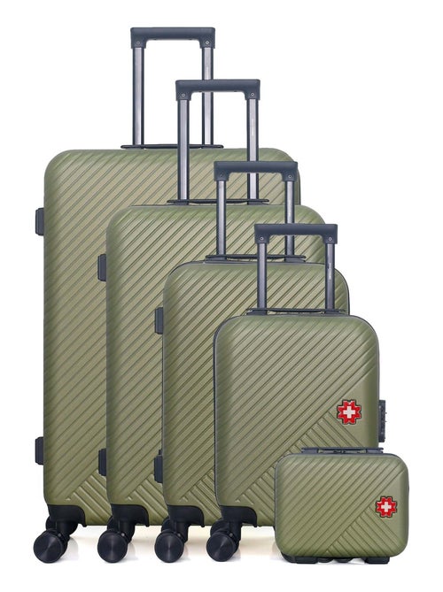 SWISS KOPPER - Set de 5 Valises SPIEZ-U 75 cm 4 Roues - Kiabi