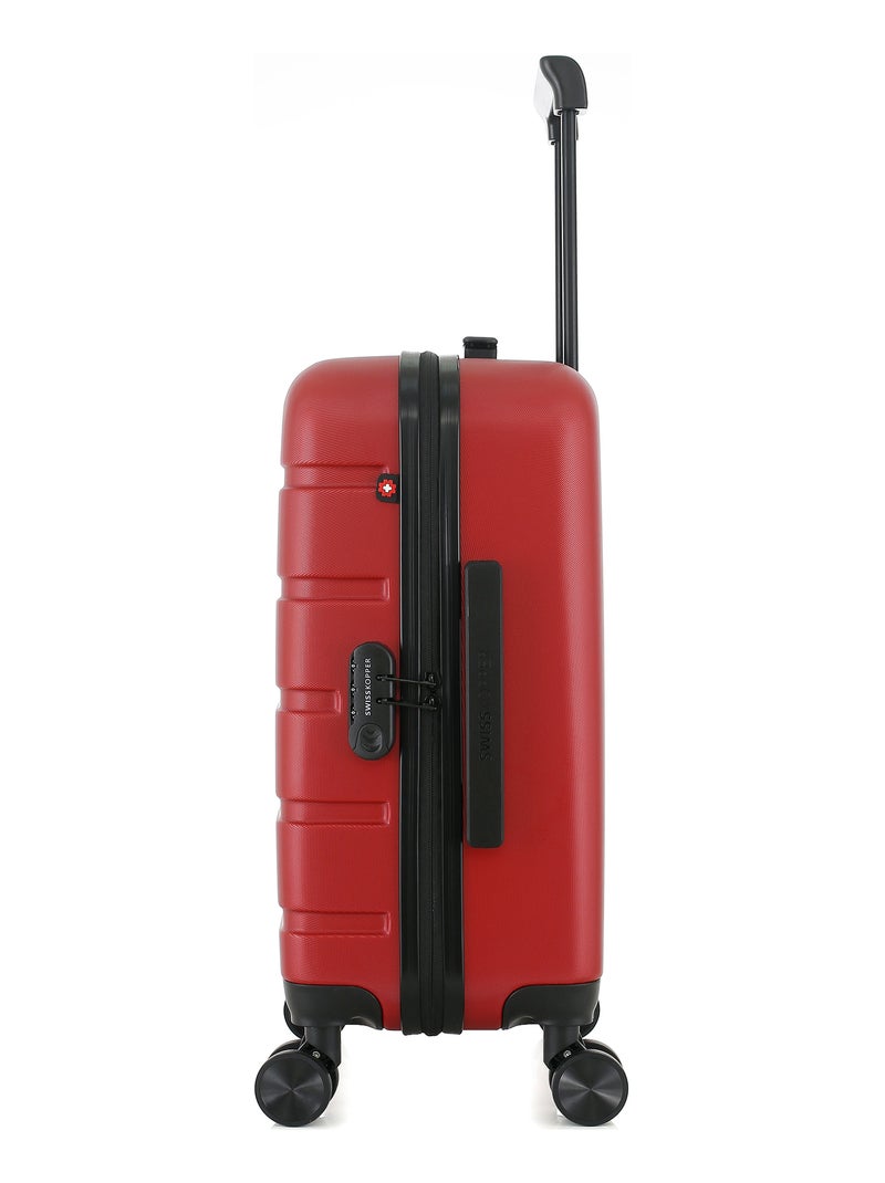 SWISS KOPPER - Valise Cabine AIGLE 55 cm 4 Roues Bordeaux - Kiabi