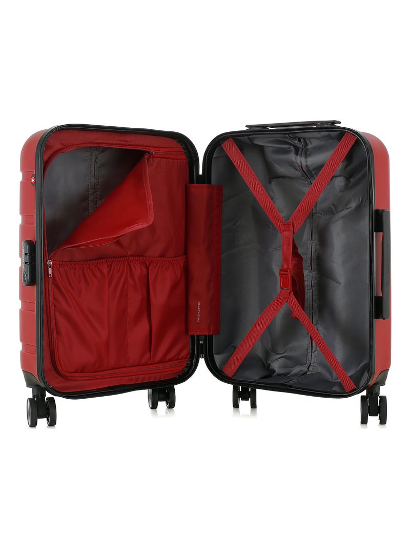 SWISS KOPPER - Valise Cabine AIGLE 55 cm 4 Roues Bordeaux - Kiabi
