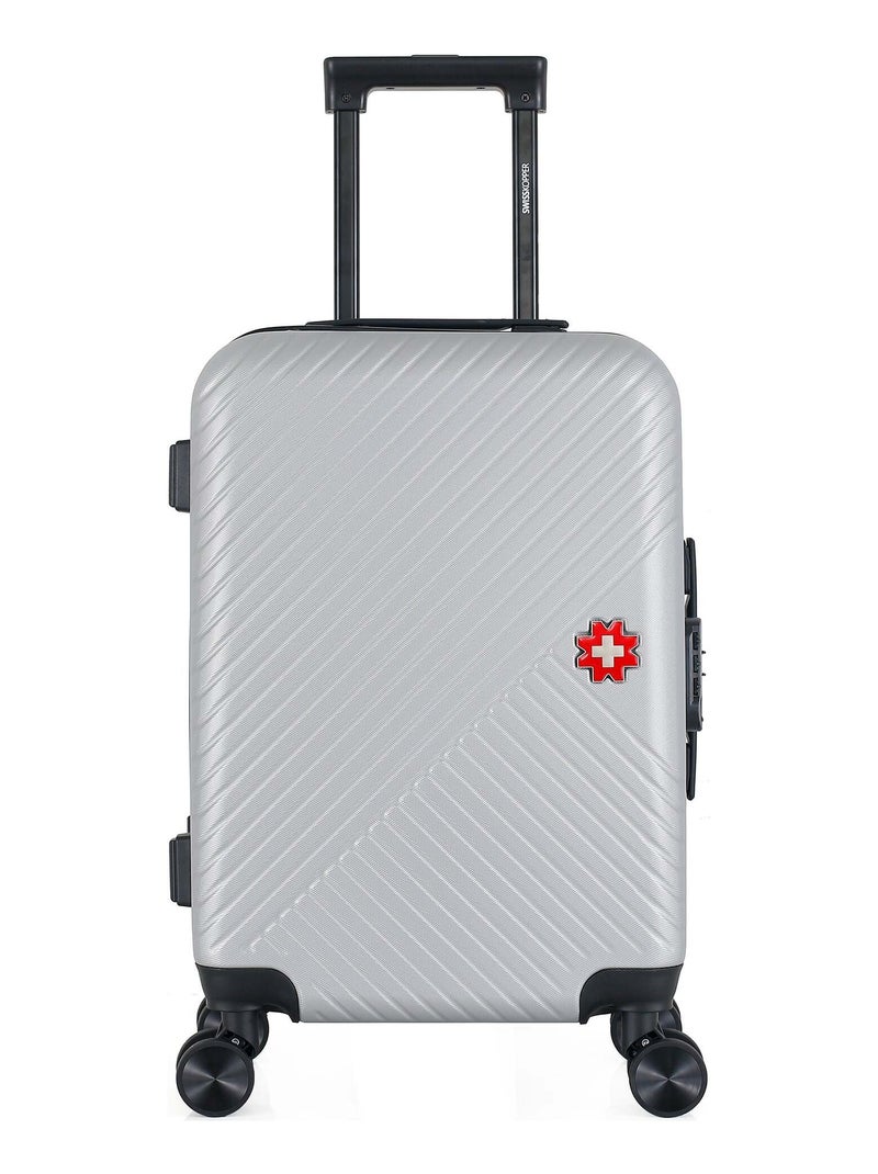 SWISS KOPPER - Valise Cabine SPIEZ 55 cm 4 Roues Gris - Kiabi