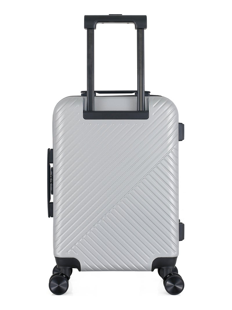 SWISS KOPPER - Valise Cabine SPIEZ 55 cm 4 Roues Gris - Kiabi