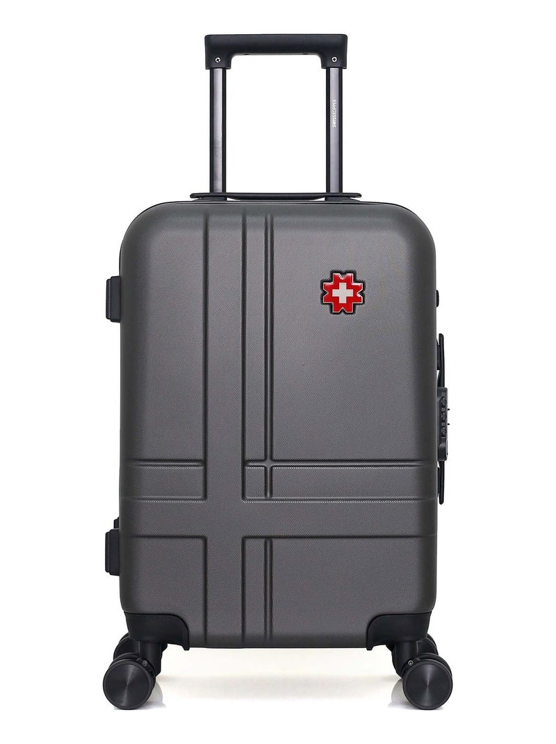 SWISS KOPPER - Valise Cabine USTER 55 cm 4 Roues Gris foncé - Kiabi