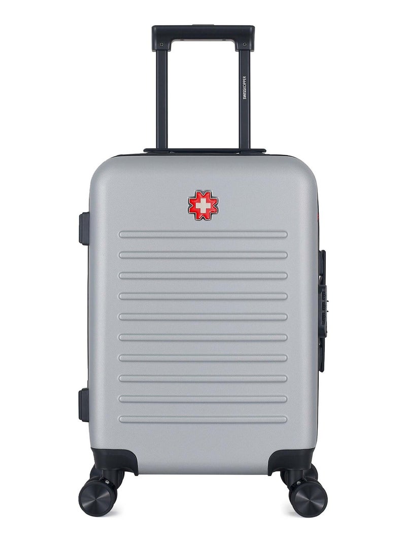 SWISS KOPPER - Valise Cabine WIL 55 cm 4 Roues Gris - Kiabi