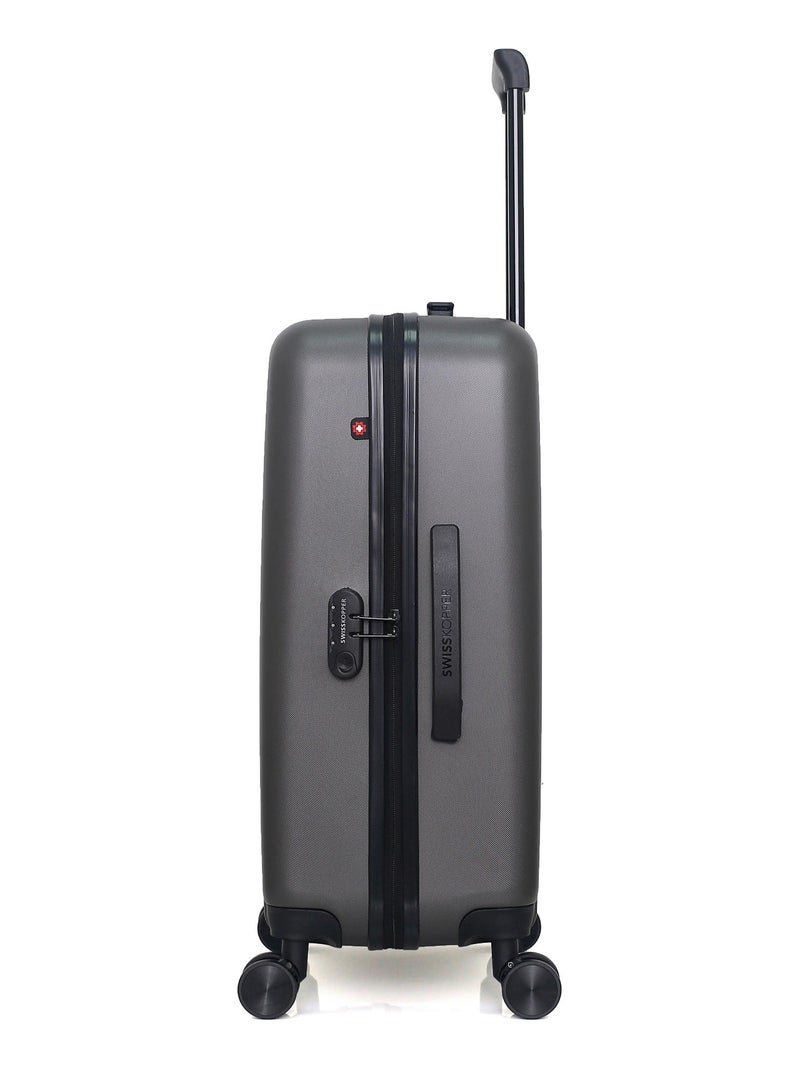 SWISS KOPPER - Valise Cabine WIL 55 cm 4 Roues Gris foncé - Kiabi