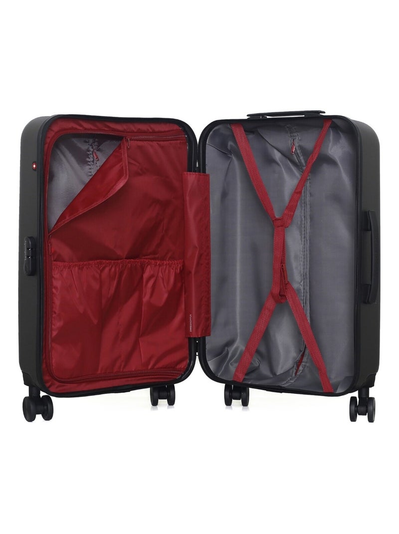 SWISS KOPPER - Valise Cabine WIL 55 cm 4 Roues Gris foncé - Kiabi