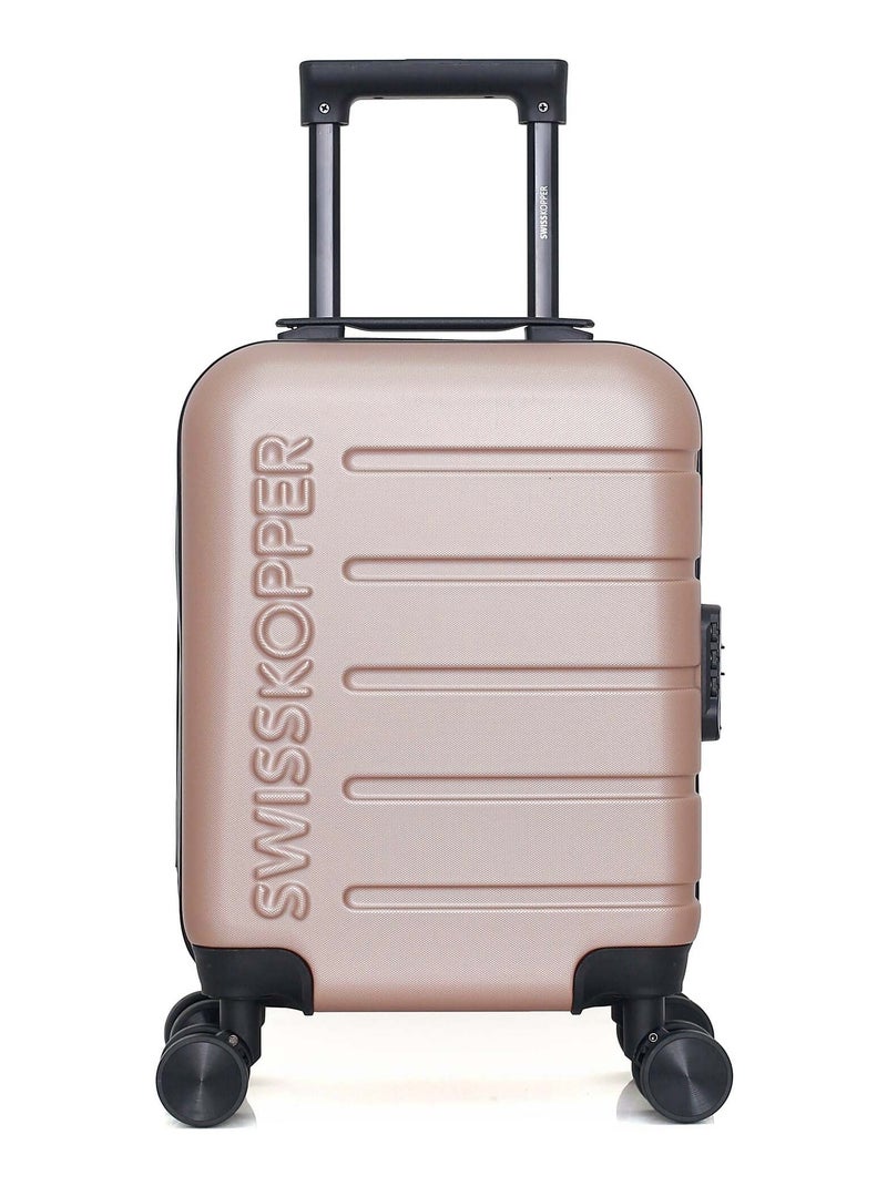 SWISS KOPPER - Valise Cabine XXS AIGLE 46 cm 4 Roues Rose clair - Kiabi